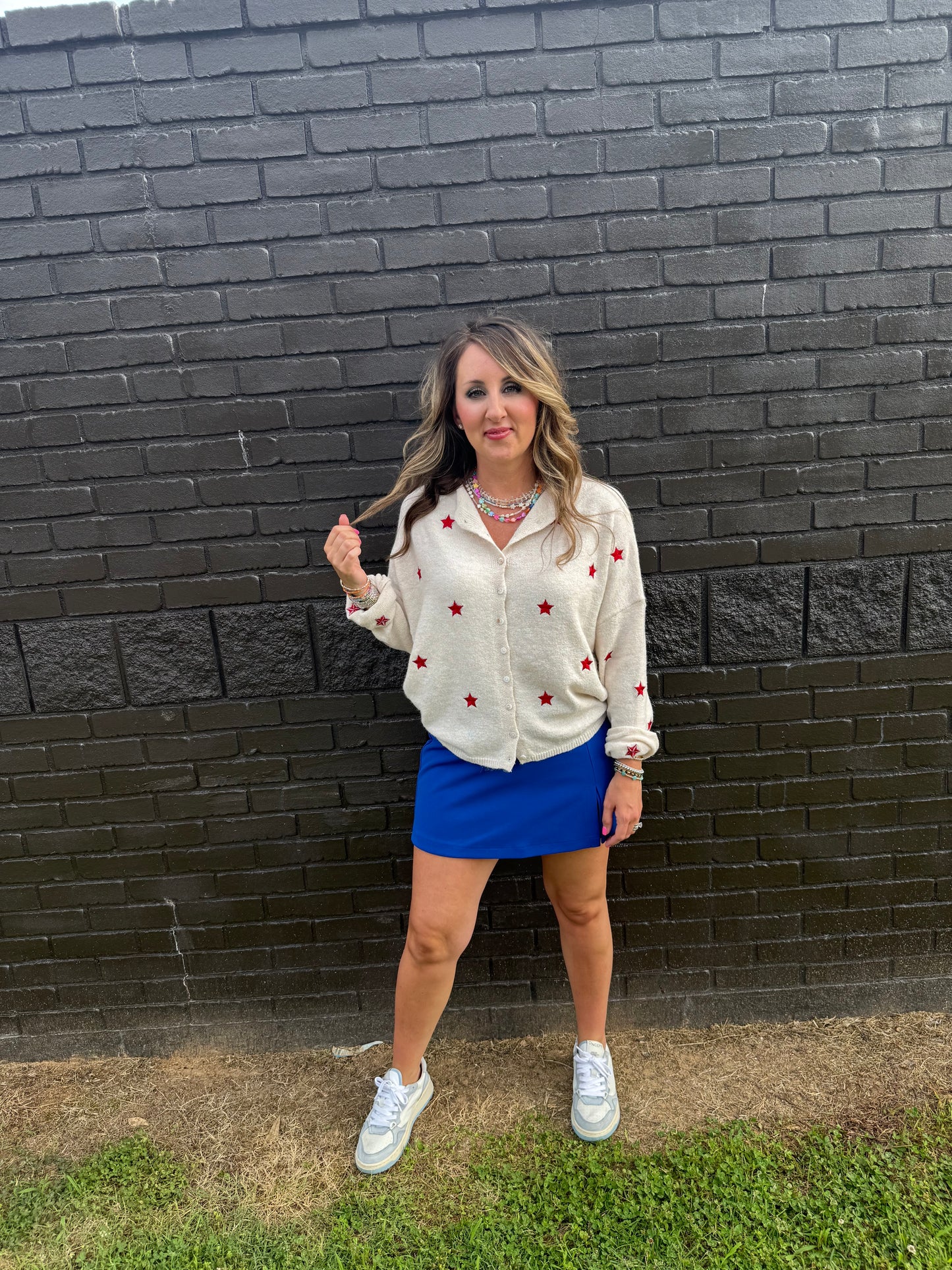 Piper Cardigan Stars