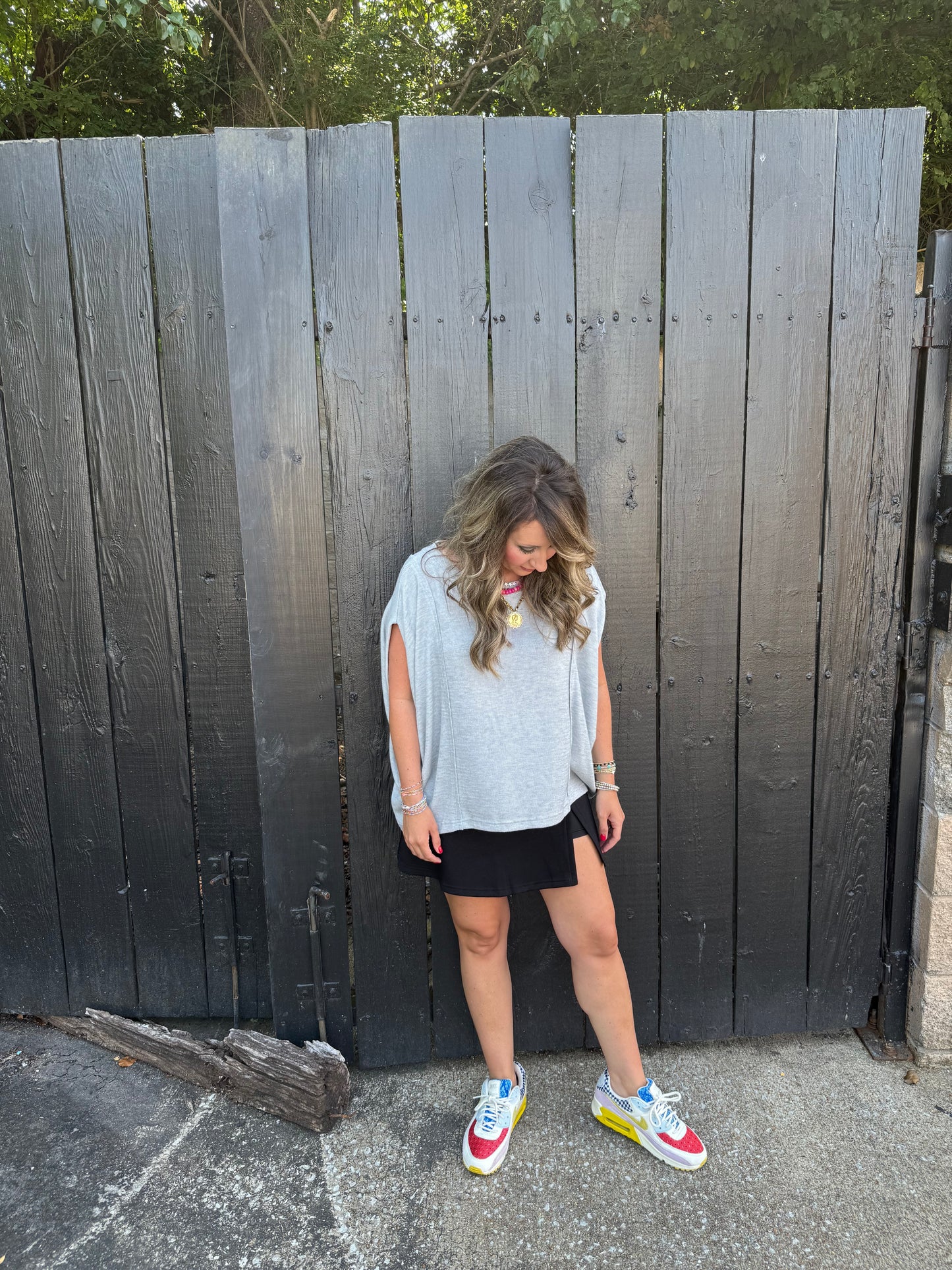 Living in Black Skort