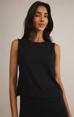 Z Supply Sloan Textured Top Black
