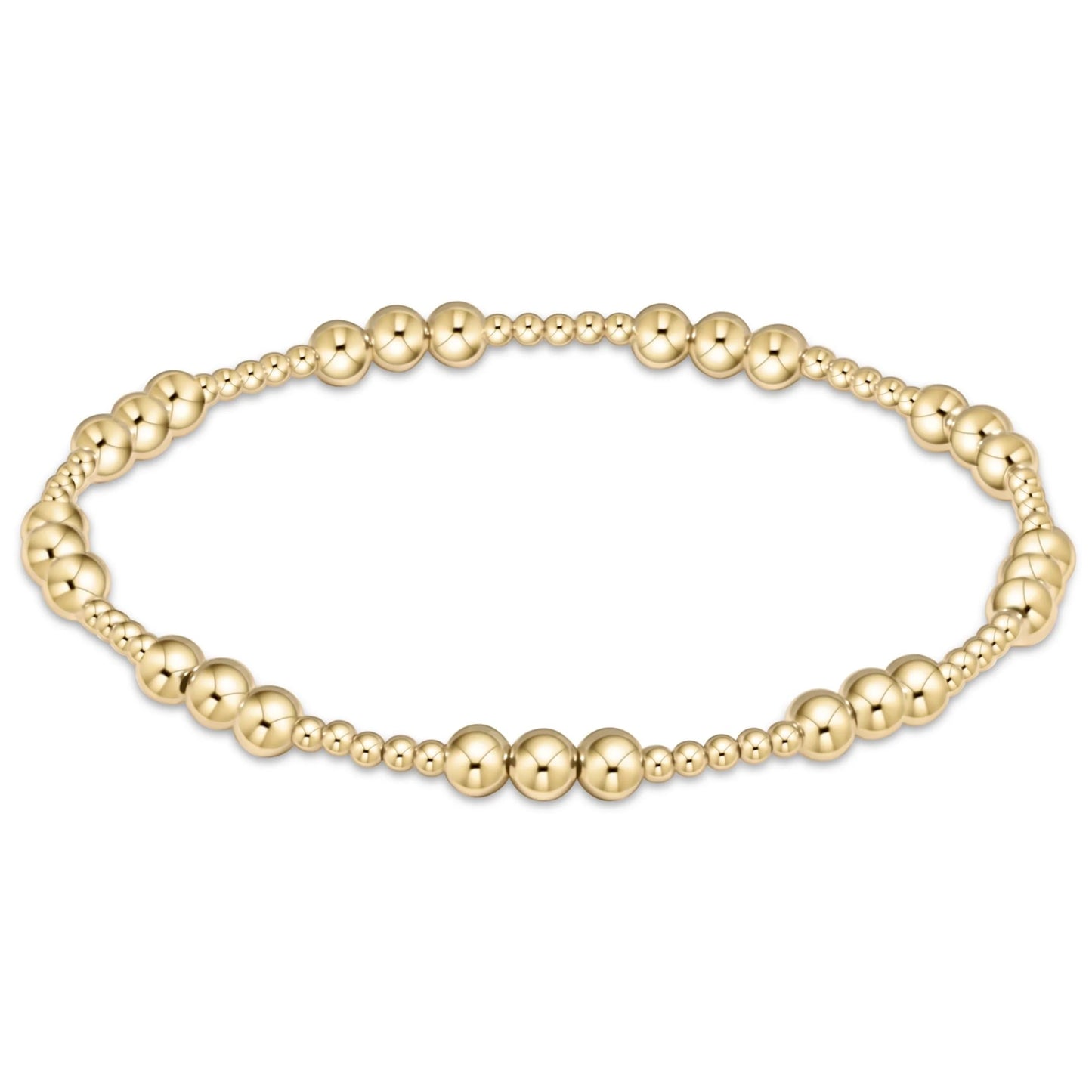E Newton Classic Gold Joy 4mm Bracelet