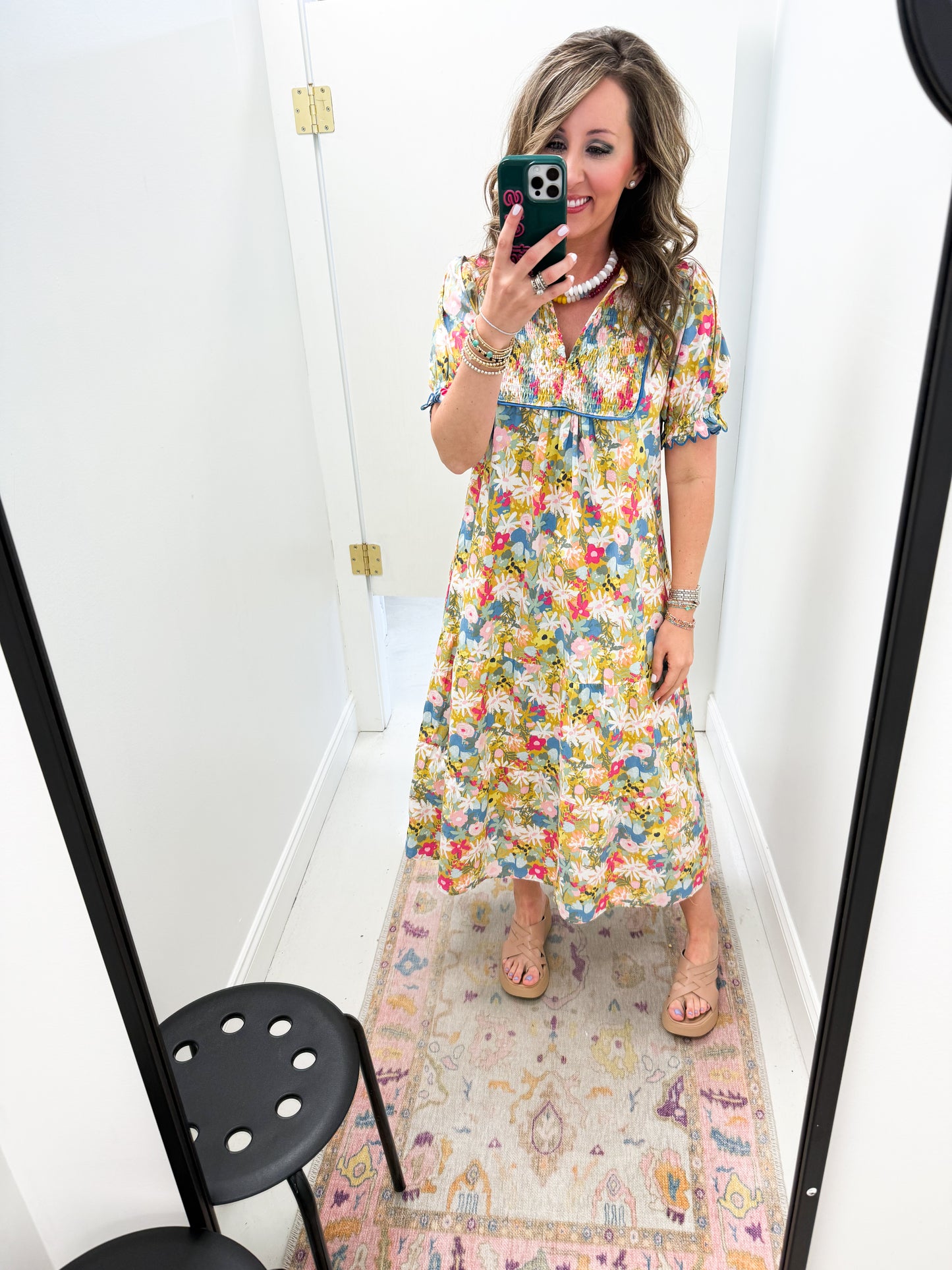 Daisy Yellow Midi