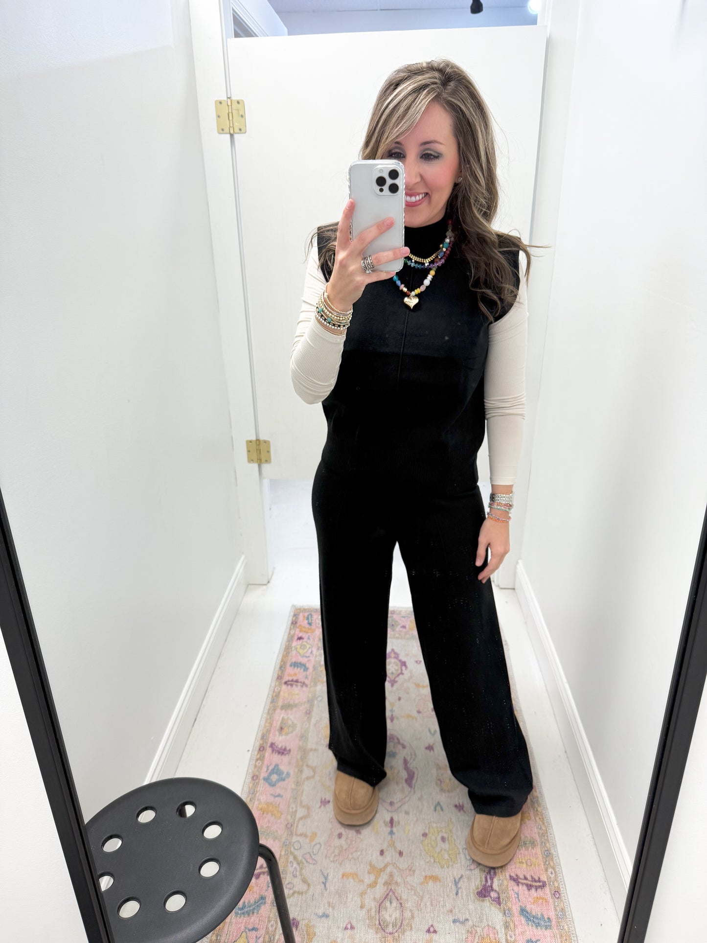 Alexandria Top Black