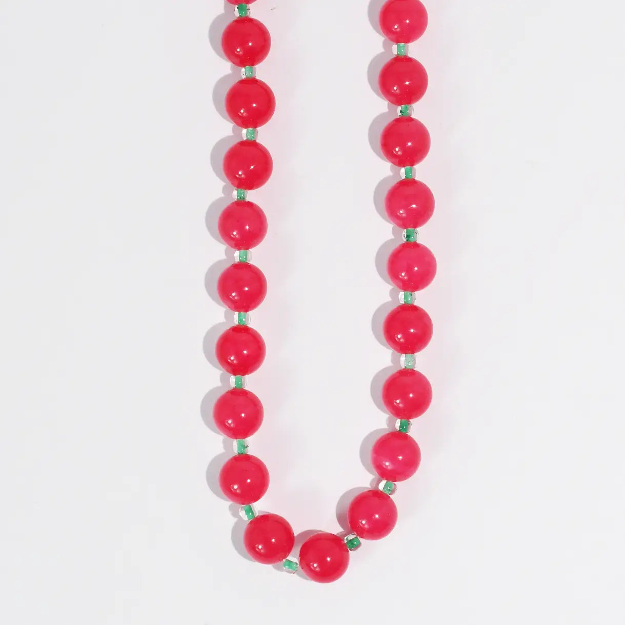 Love Big Necklace Pink