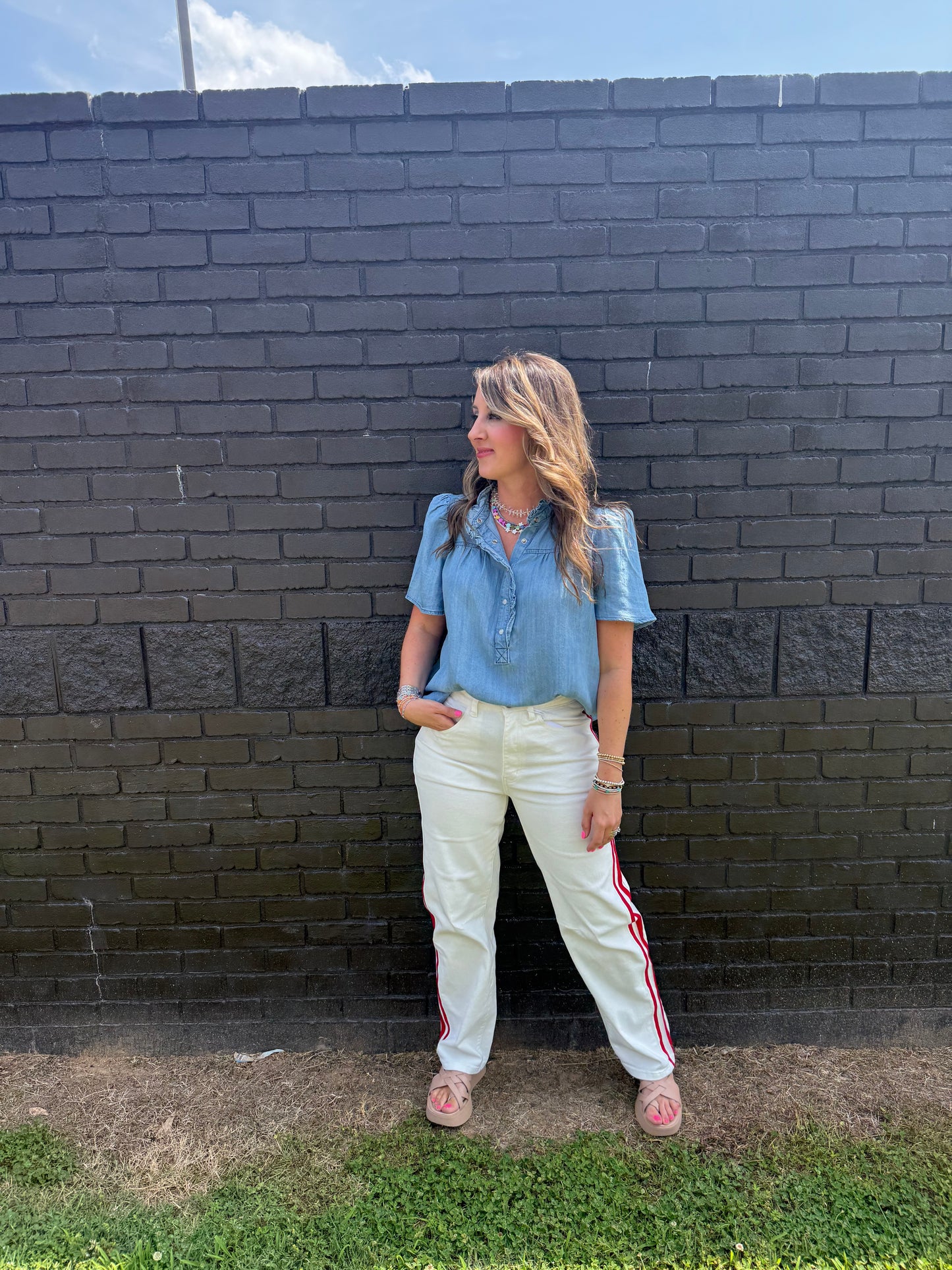 American Honey White Jeans