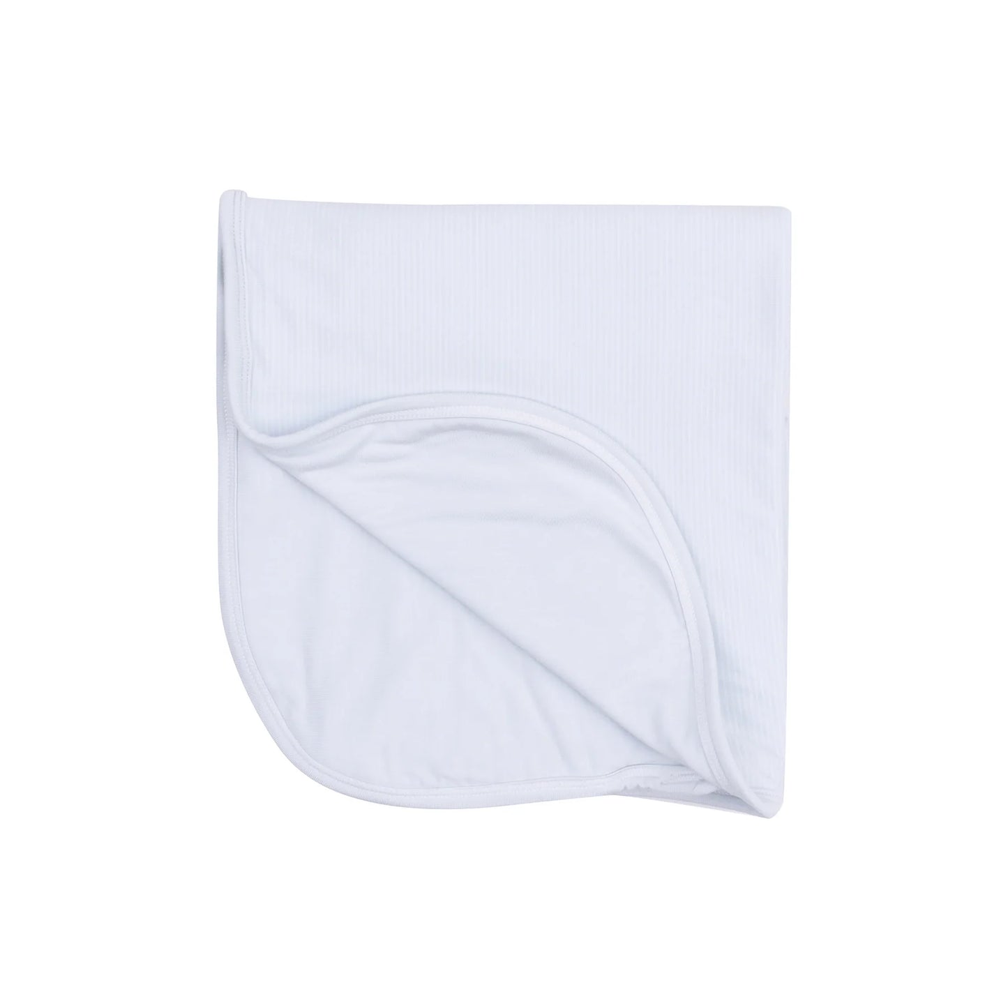 Angel Dear Stripe Classic Blue 2 Ply Blanket