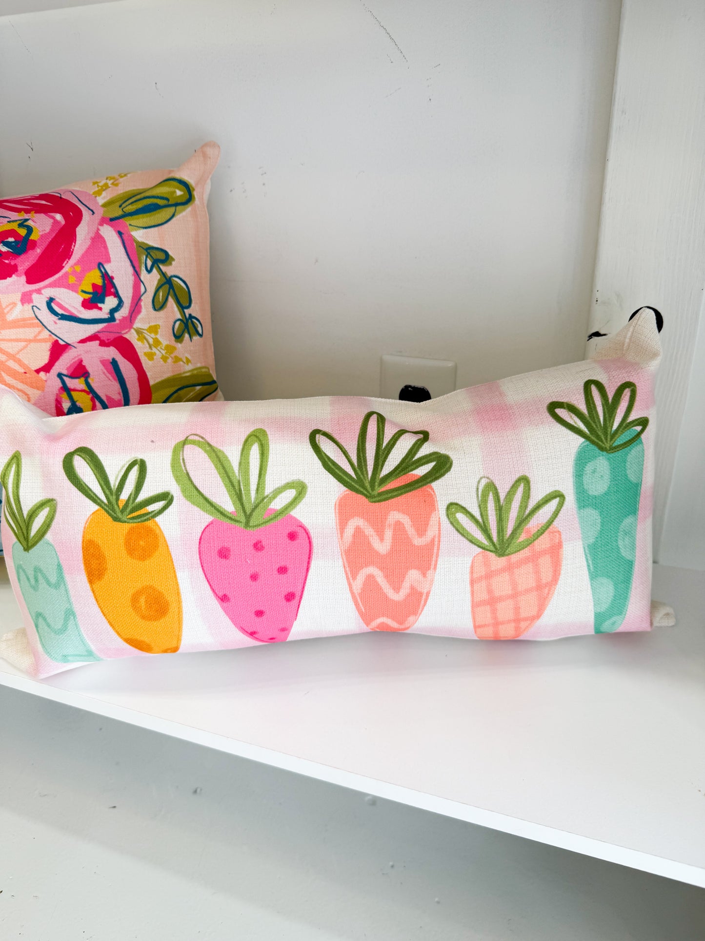 Carrot Lumbar Pillow