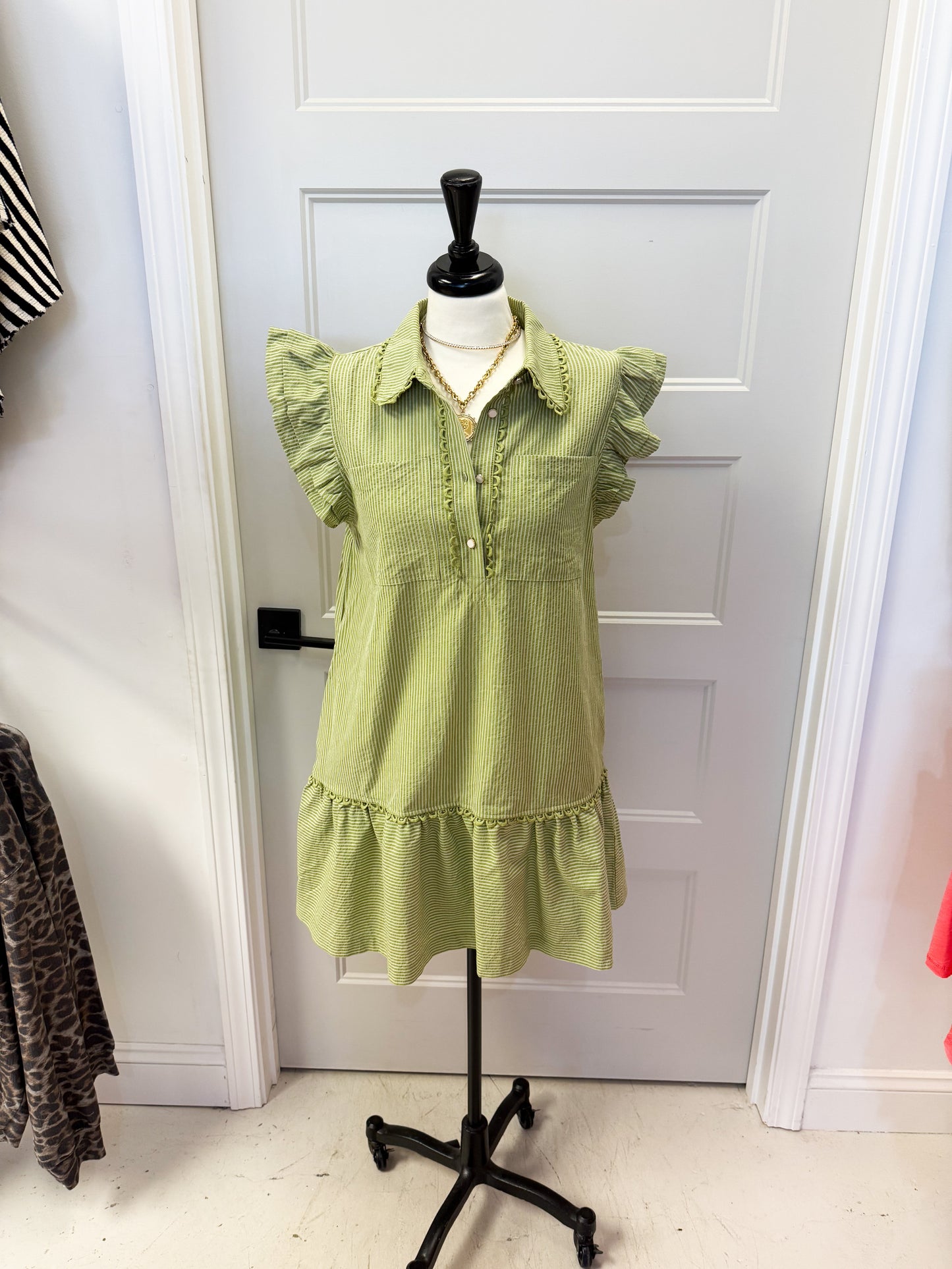 Azalea Green Dress
