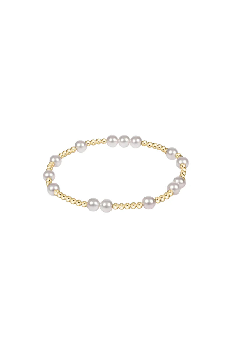 Extends Hope Unwritten 6mm Bead Bracelet Pearl