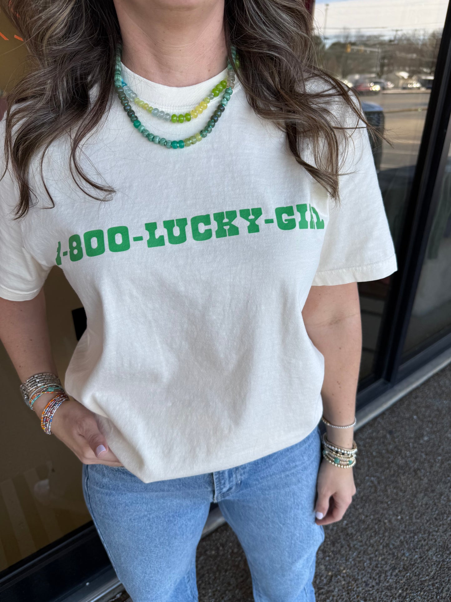 1-800-Lucky-Girl Graphic Tee