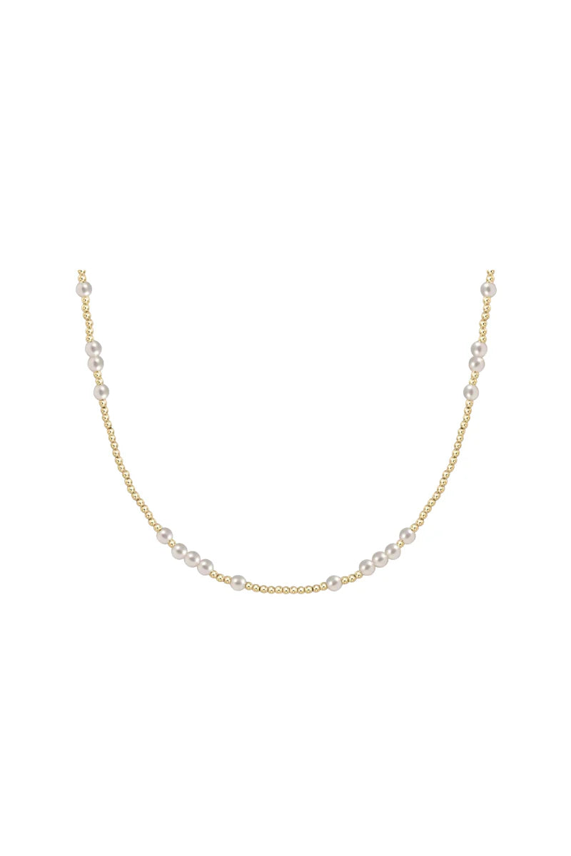 E Newton 15” Hope Pearl Choker 4mm