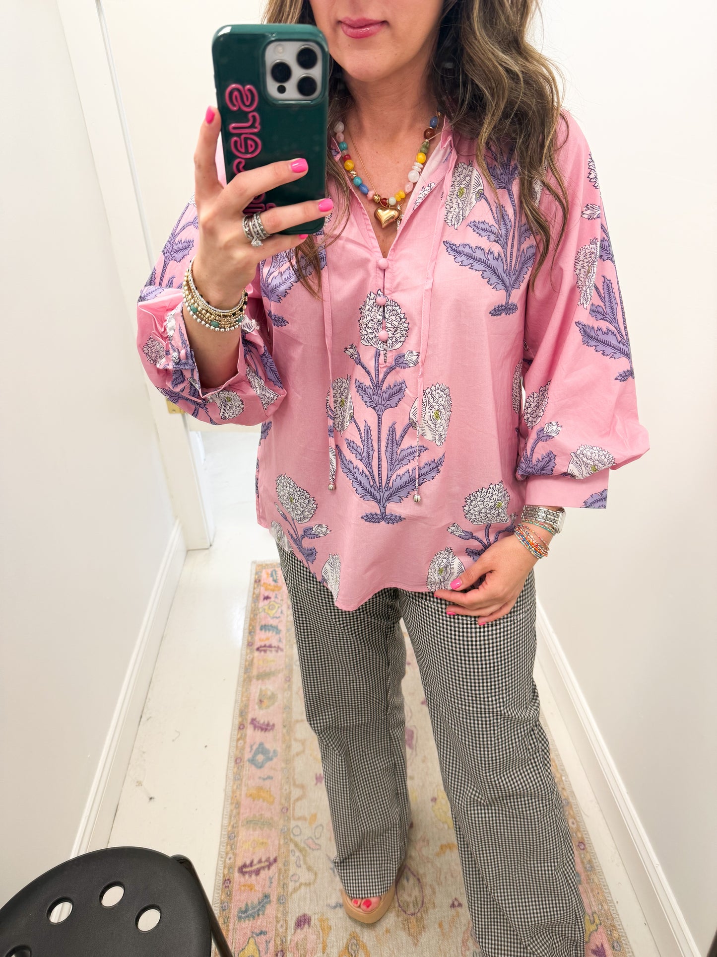 Pinkie Floral Top