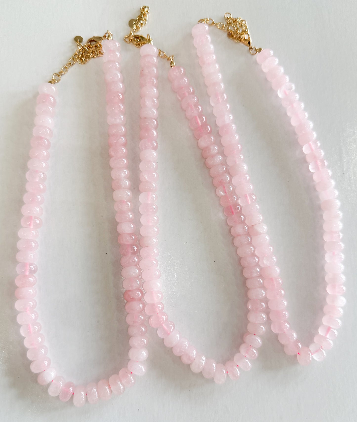 Ballet Pink Beaded Necklace