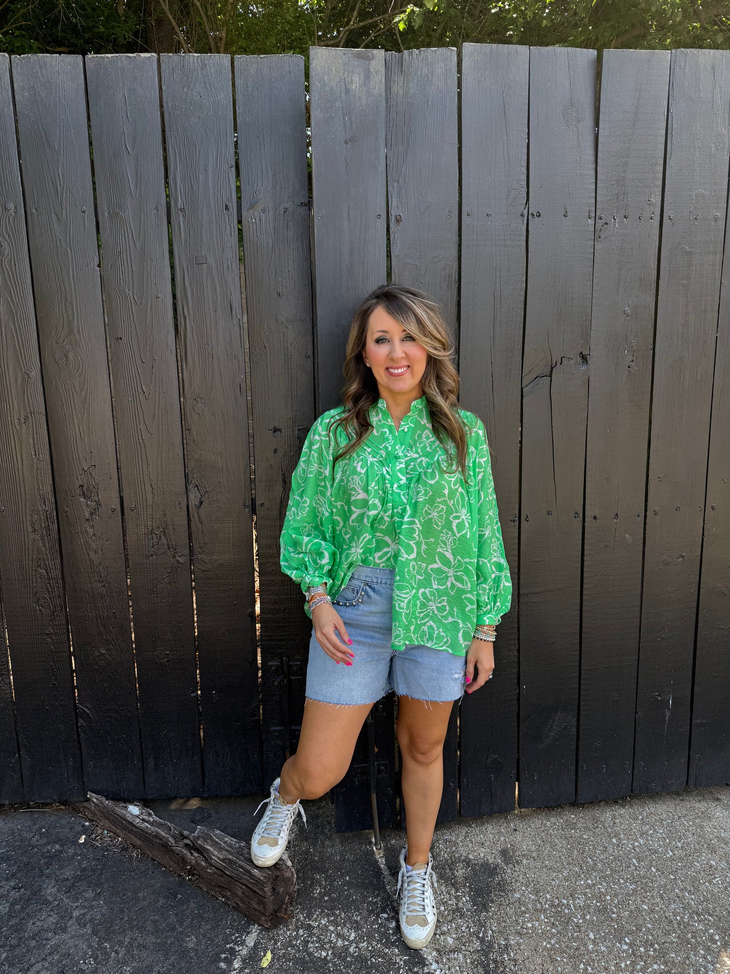 Easley Floral Top