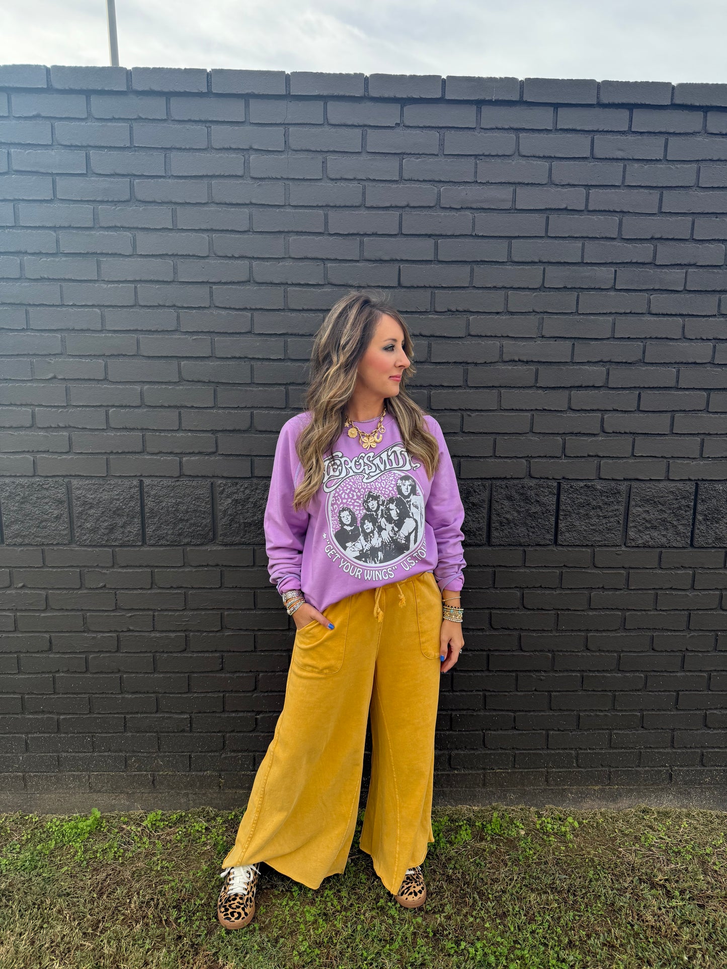 Recycled Karma Aerosmith Sweatshirt