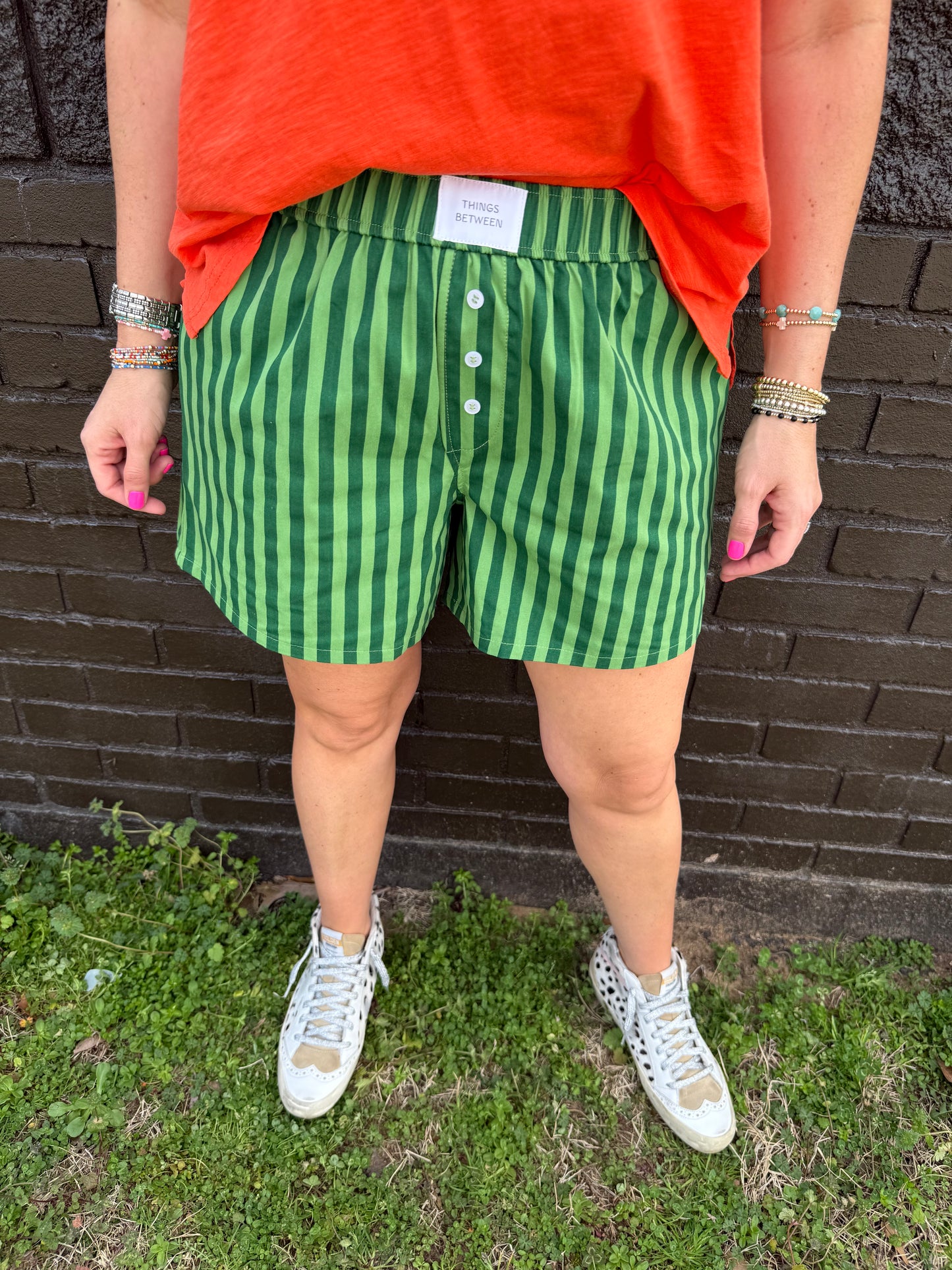 Cora Stripe Boxer Shorts