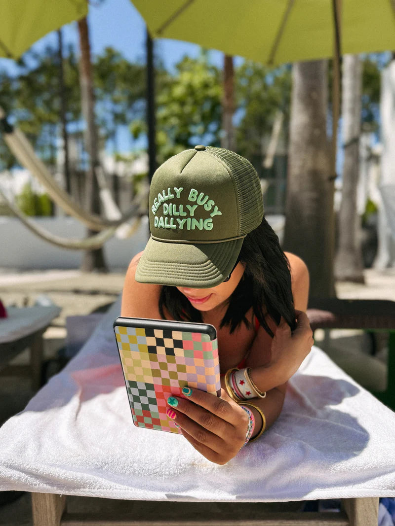 Dilly Dally Trucker Green