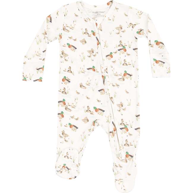 Angel Dear Duckling Zipper Footie