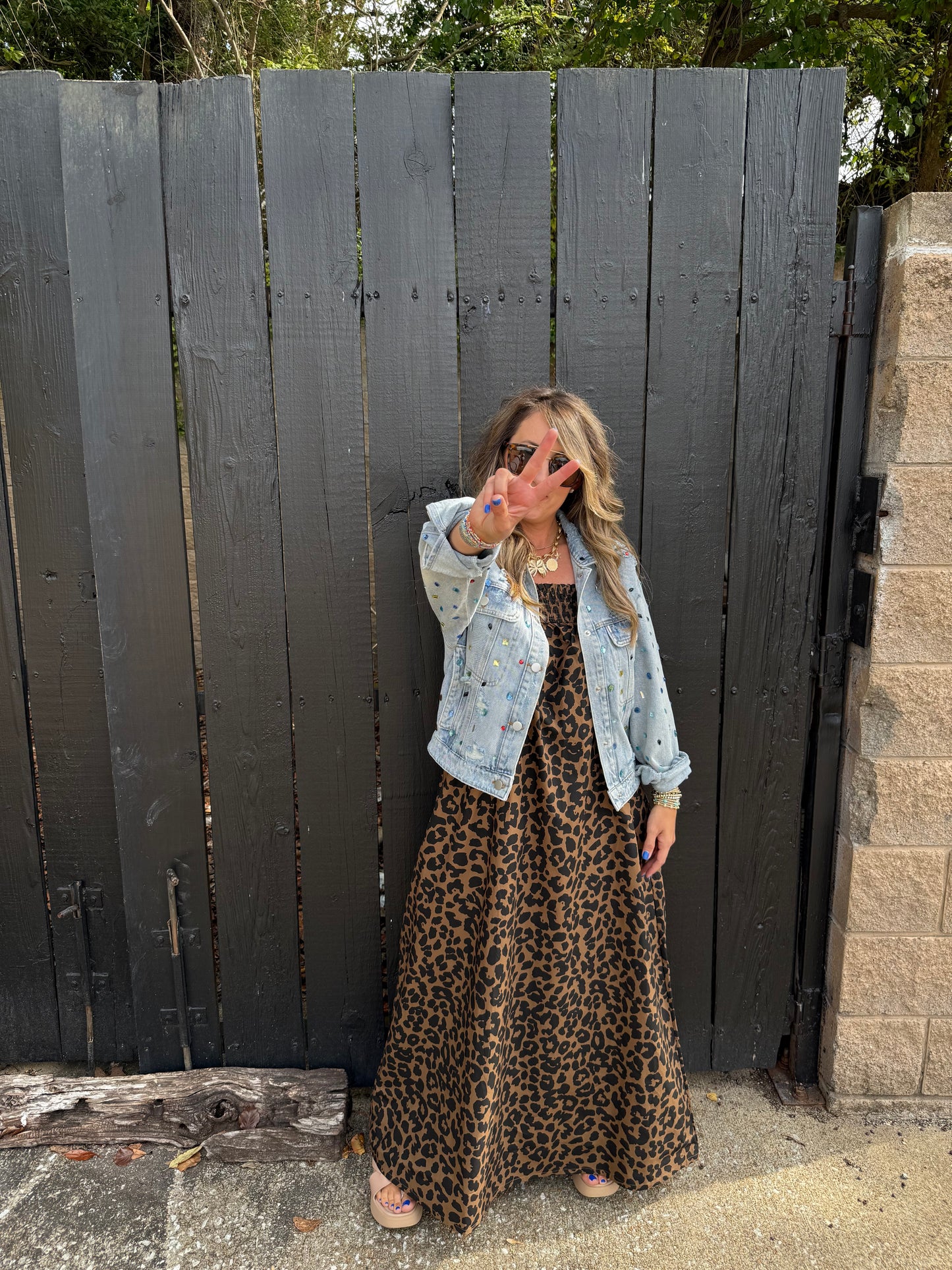 Bejeweled Denim Jacket