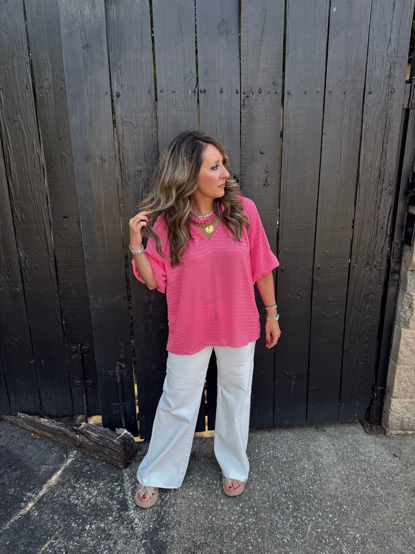 Pops of Peony Top