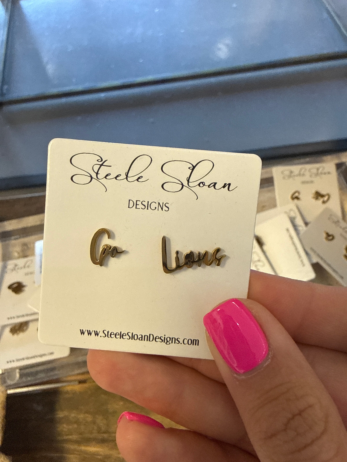 Go Lions Earrings