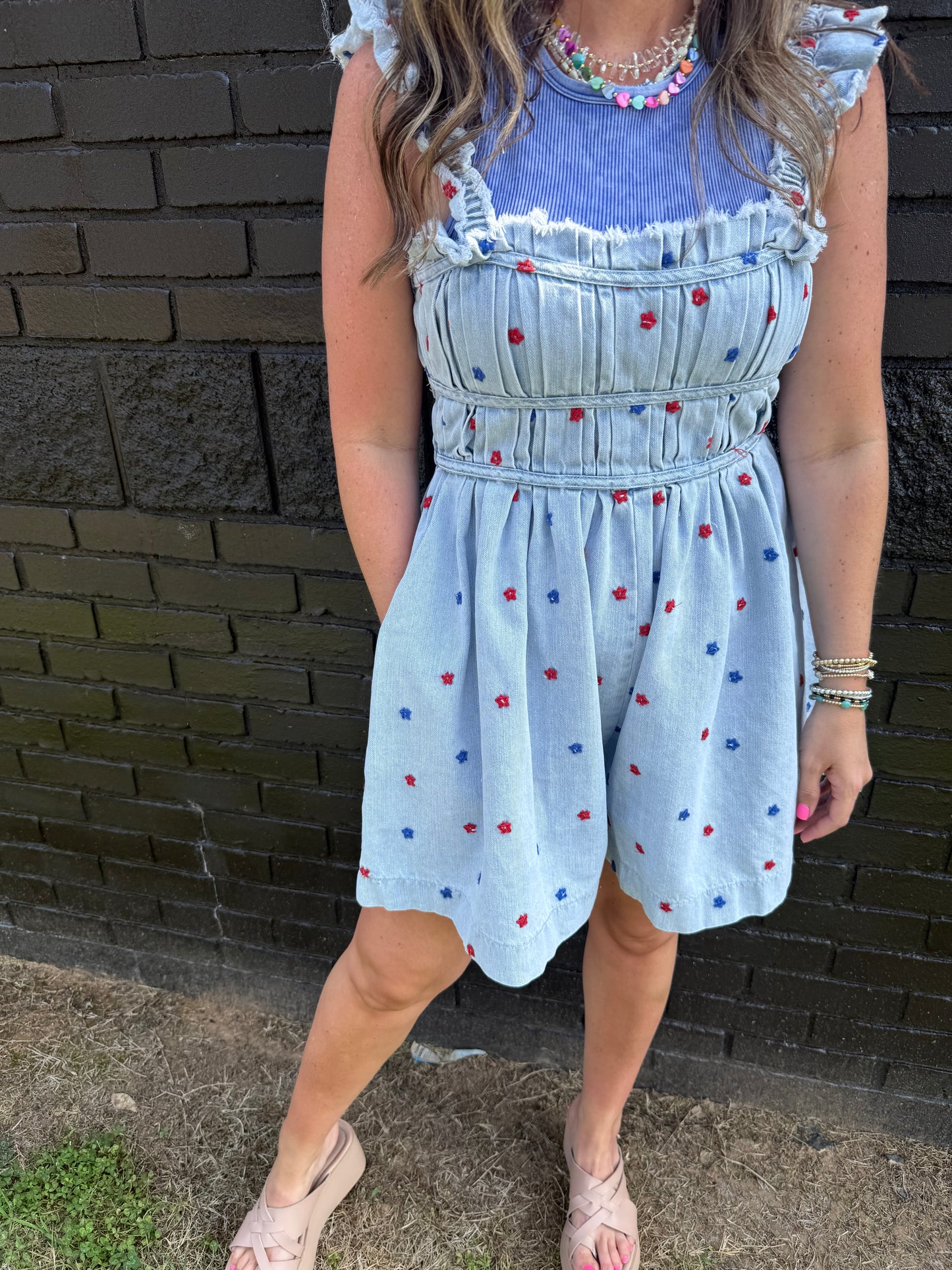 Gazing Stars Romper