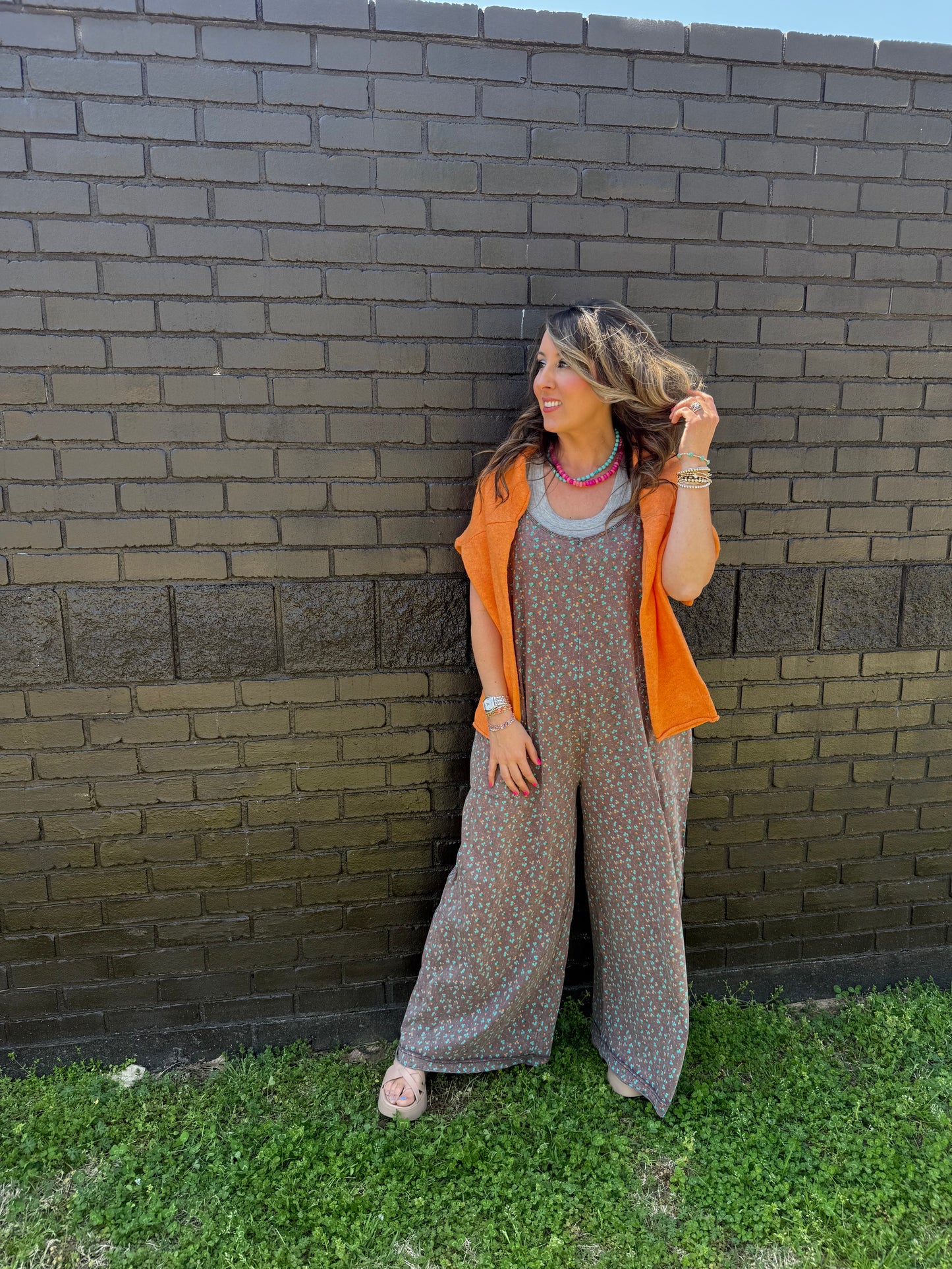 Piper Cardigan Orange