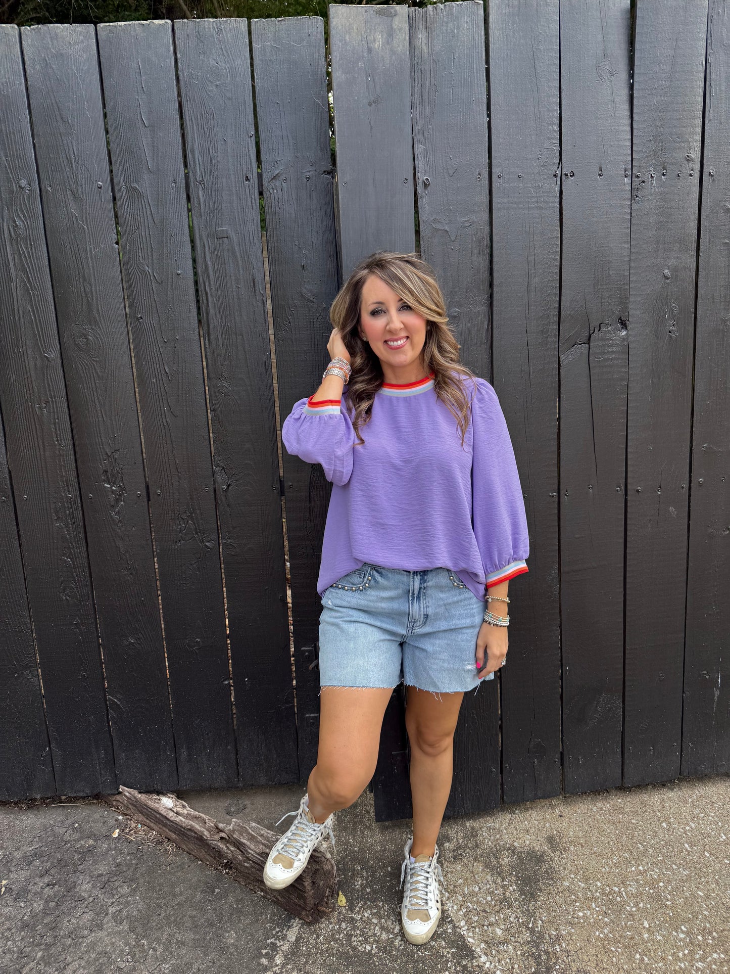 Lizzie Lilac Top