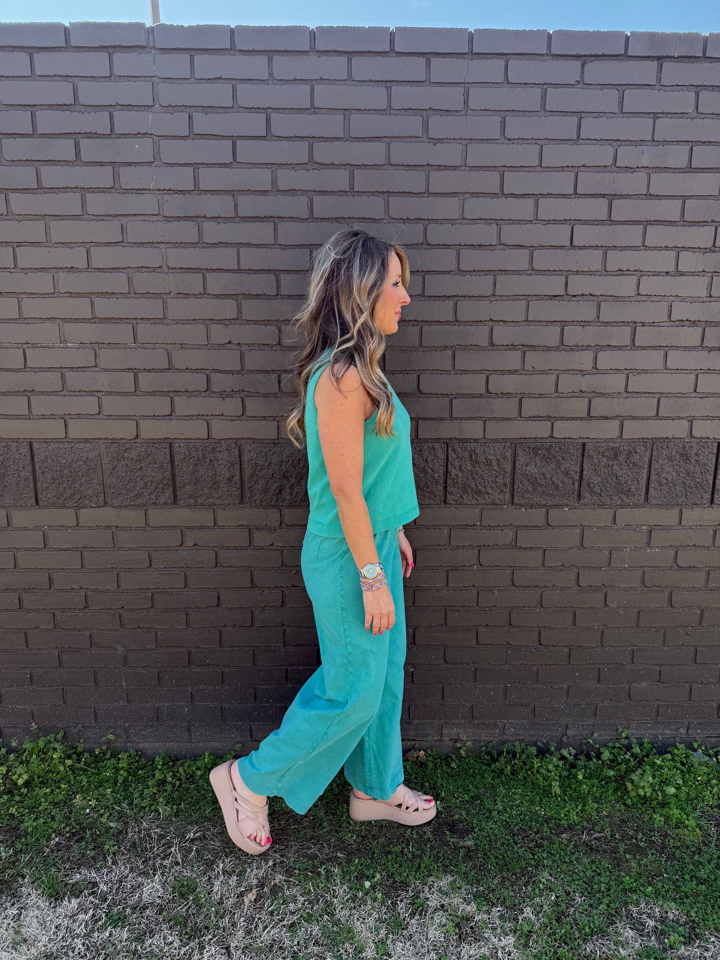 Z Supply Sloane Jersey Muscle Tank La Palma