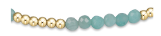 E Newton Blissful Pattern 2.5mm Bead Bracelet - Amazonite