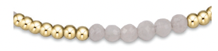 E Newton Blissful Pattern 2.5mm Bead Bracelet - Moonstone