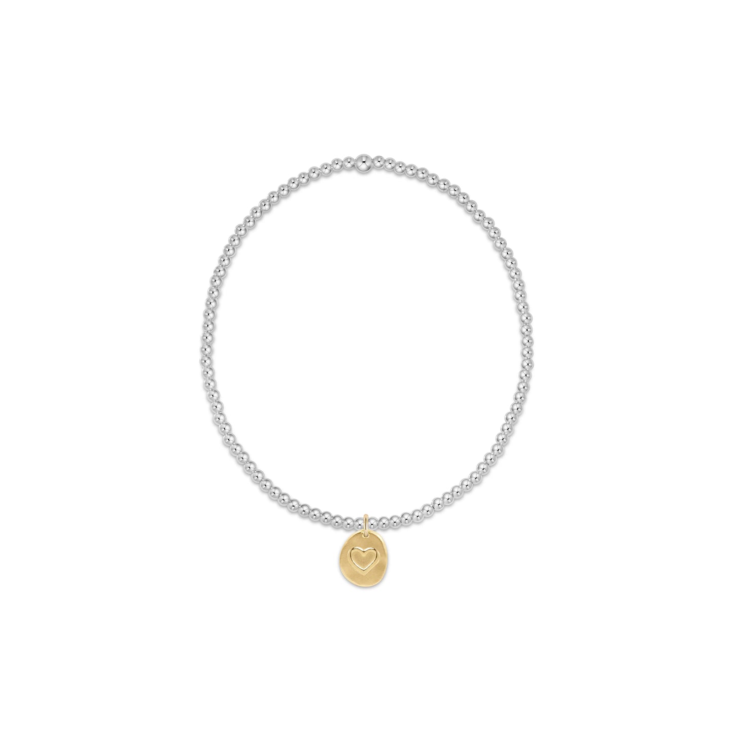 E Newton Mixed Metal 2mm Love Inspired Small Charm
