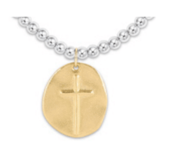 E Newton Classic Sterling Mixed Metal 4mm Bead Bracelet - Inspire