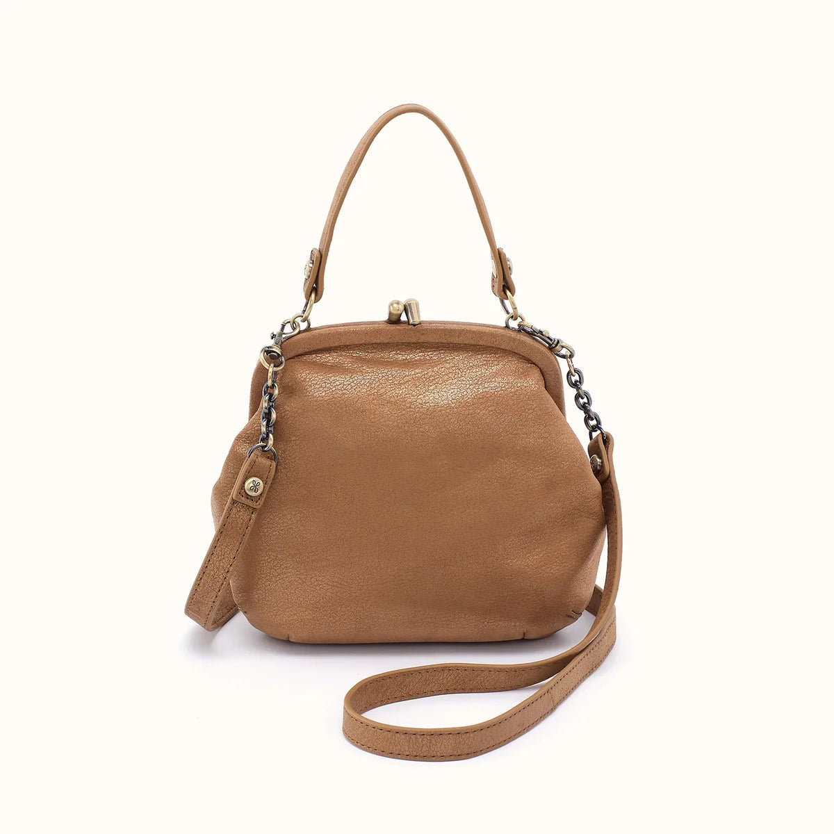 Hobo Alba Frame Crossbody Honey Gold