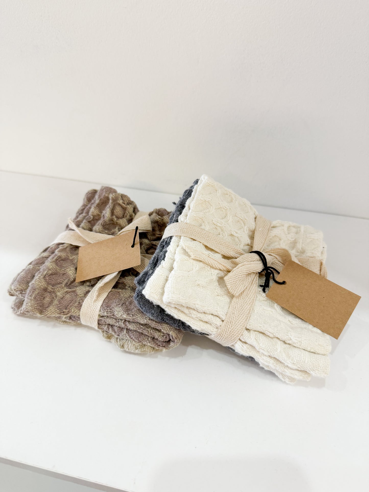 Waffle Weave Dish Cloths