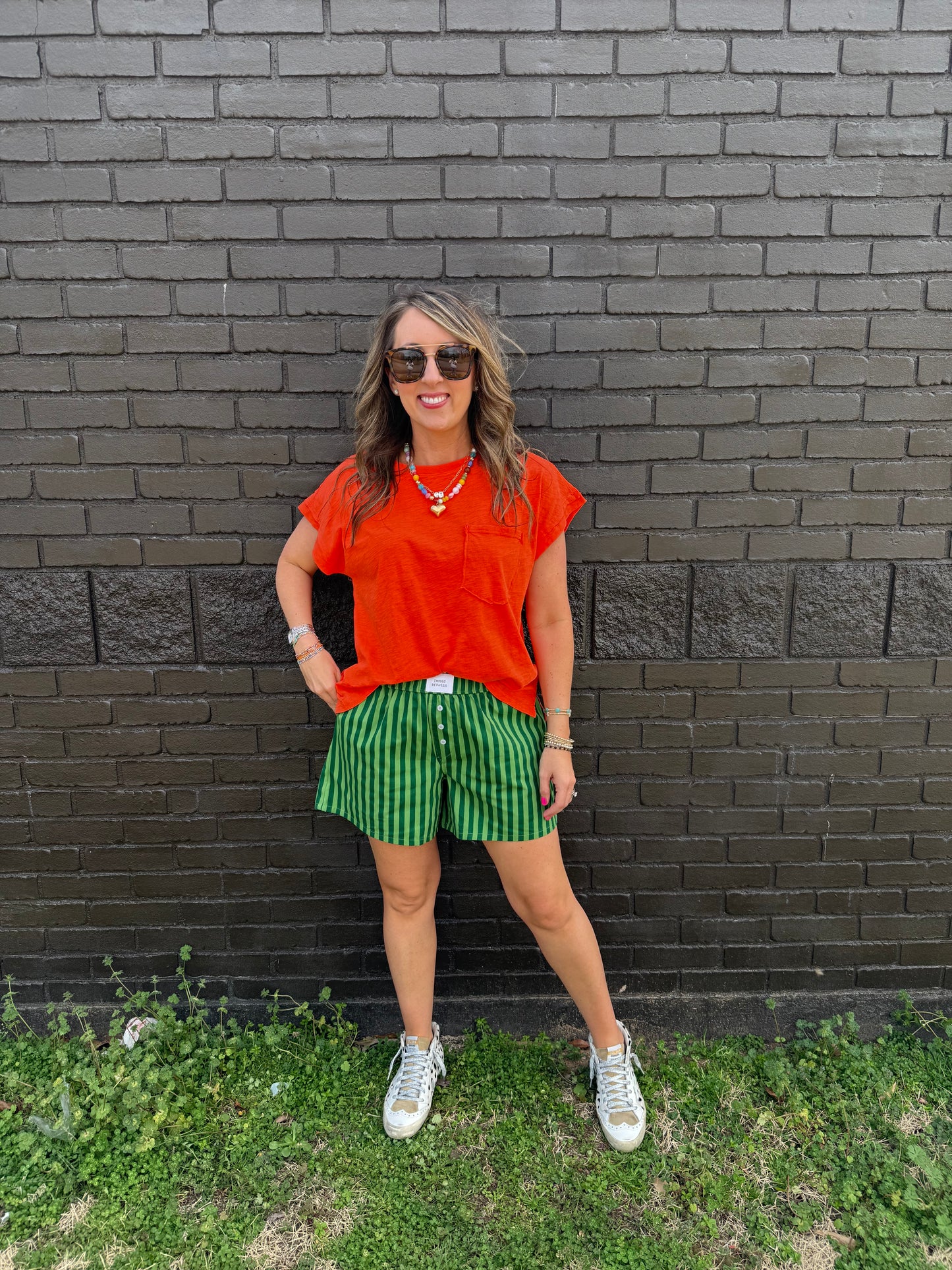 Waverly Orange Top