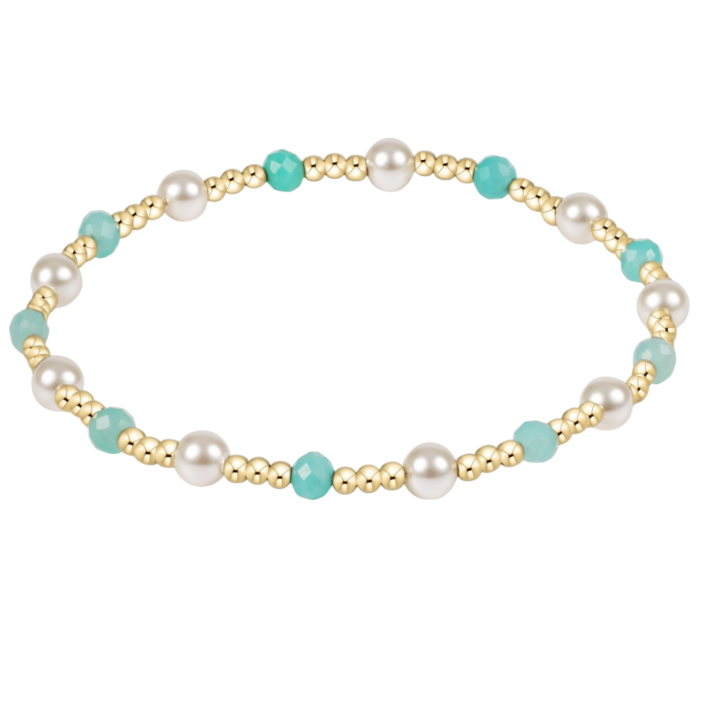 E Newton Pearl Sincerity 4mm Amazonite