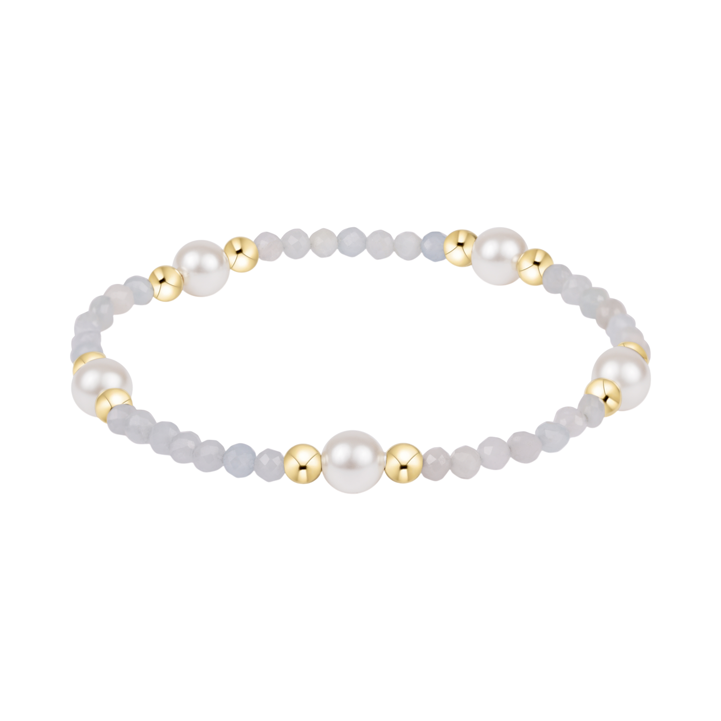 E Newton Purpose Pearl 6mm Aquamarine