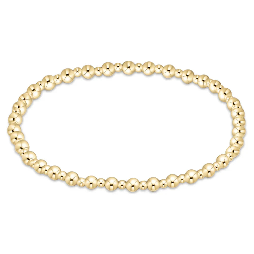 E Newton Grateful Gold 3mm Bracelet