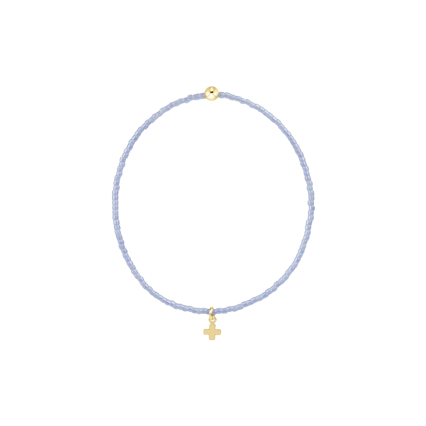 E Newton Hope Classic Ocean Mist Signature Cross Charm