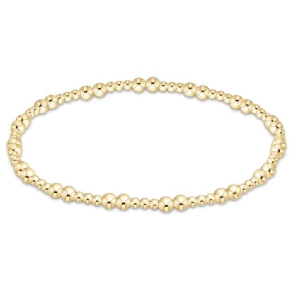 E Newton Together Gold 3mm Bracelet
