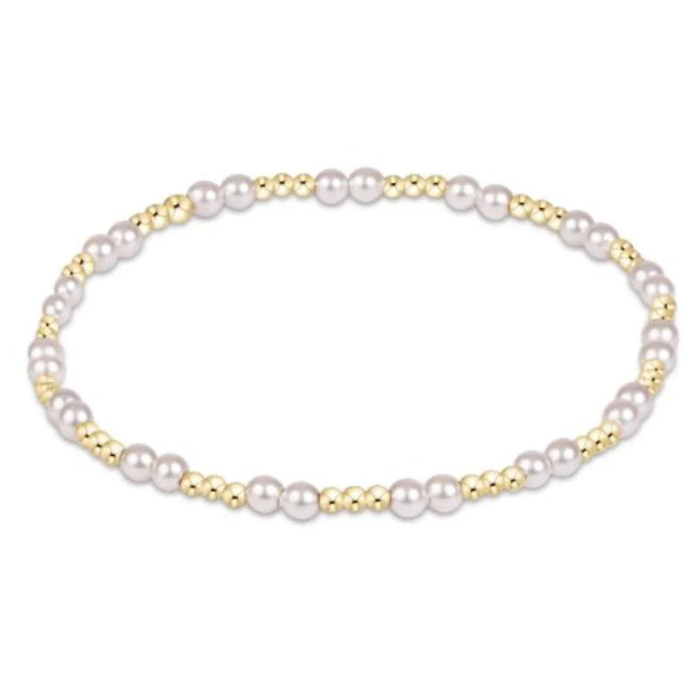 E Newton Together Pearl 3mm Bracelet
