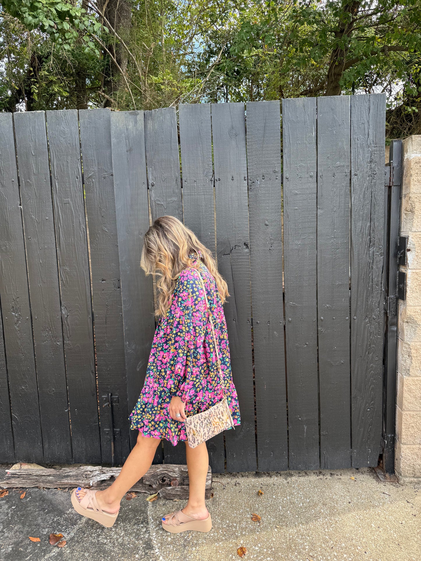Pops of Color Floral Dress