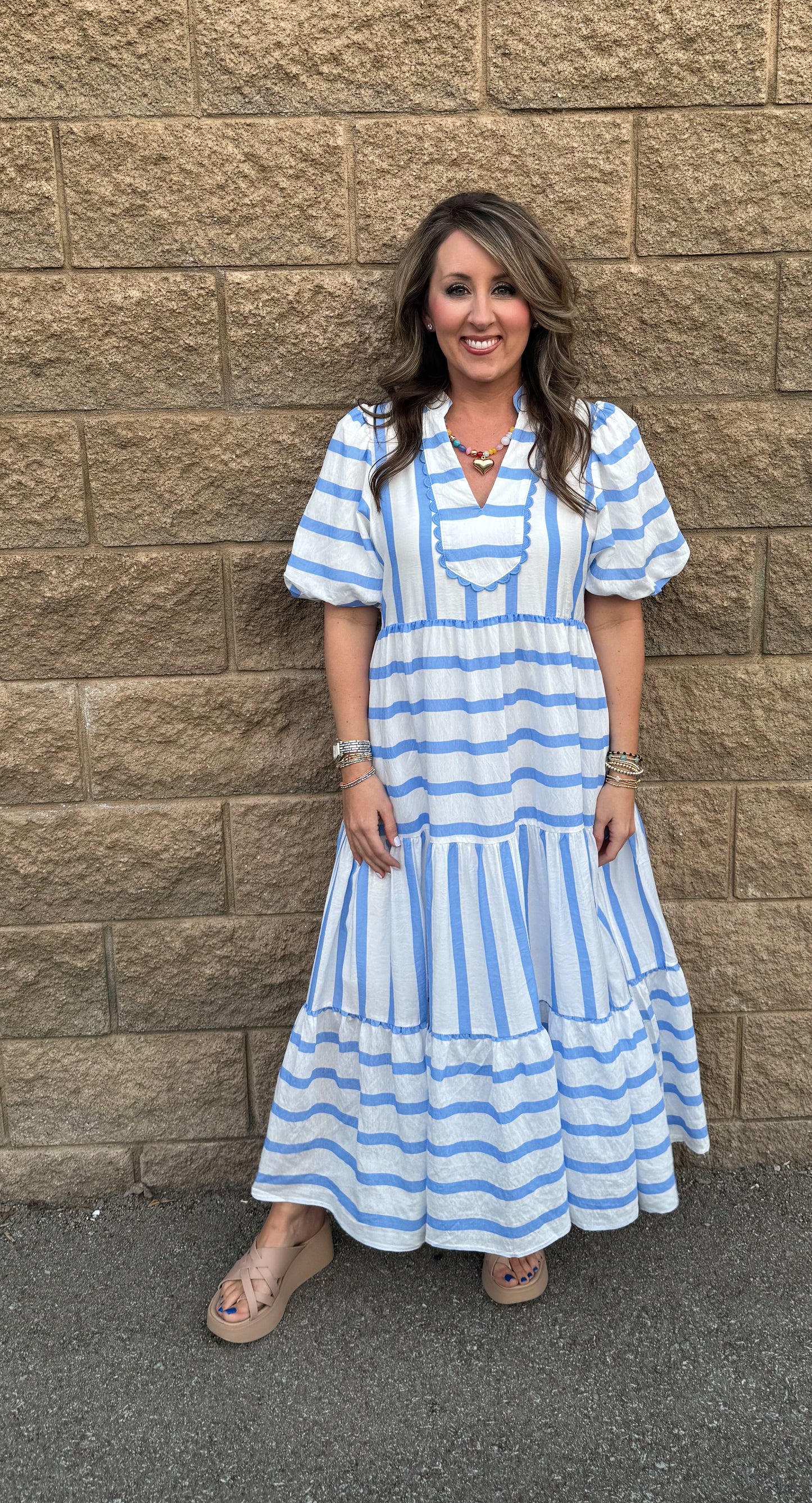 Palmer Blue Dress