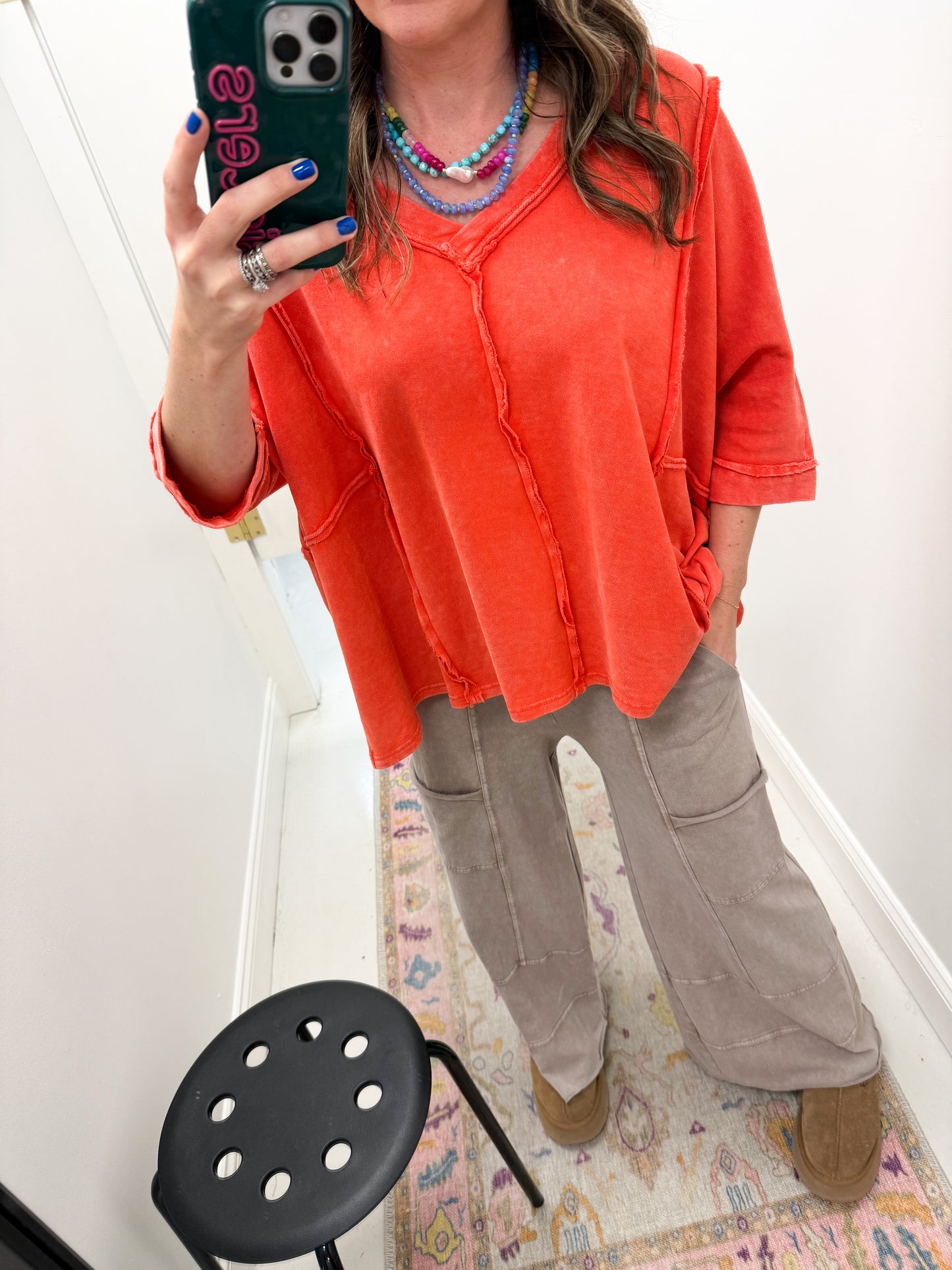 Maxi Orange Top