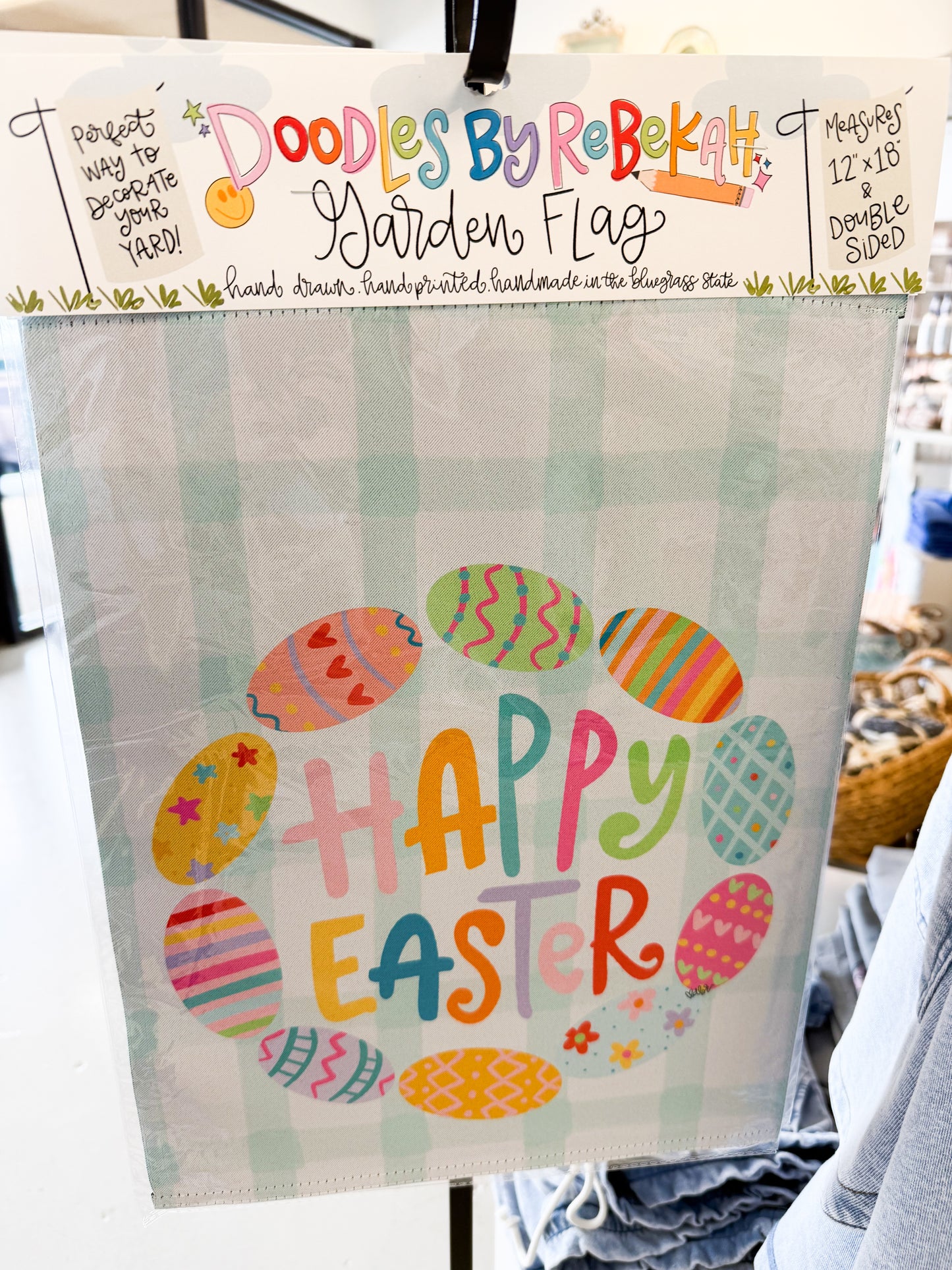 Happy Easter Garden Flag