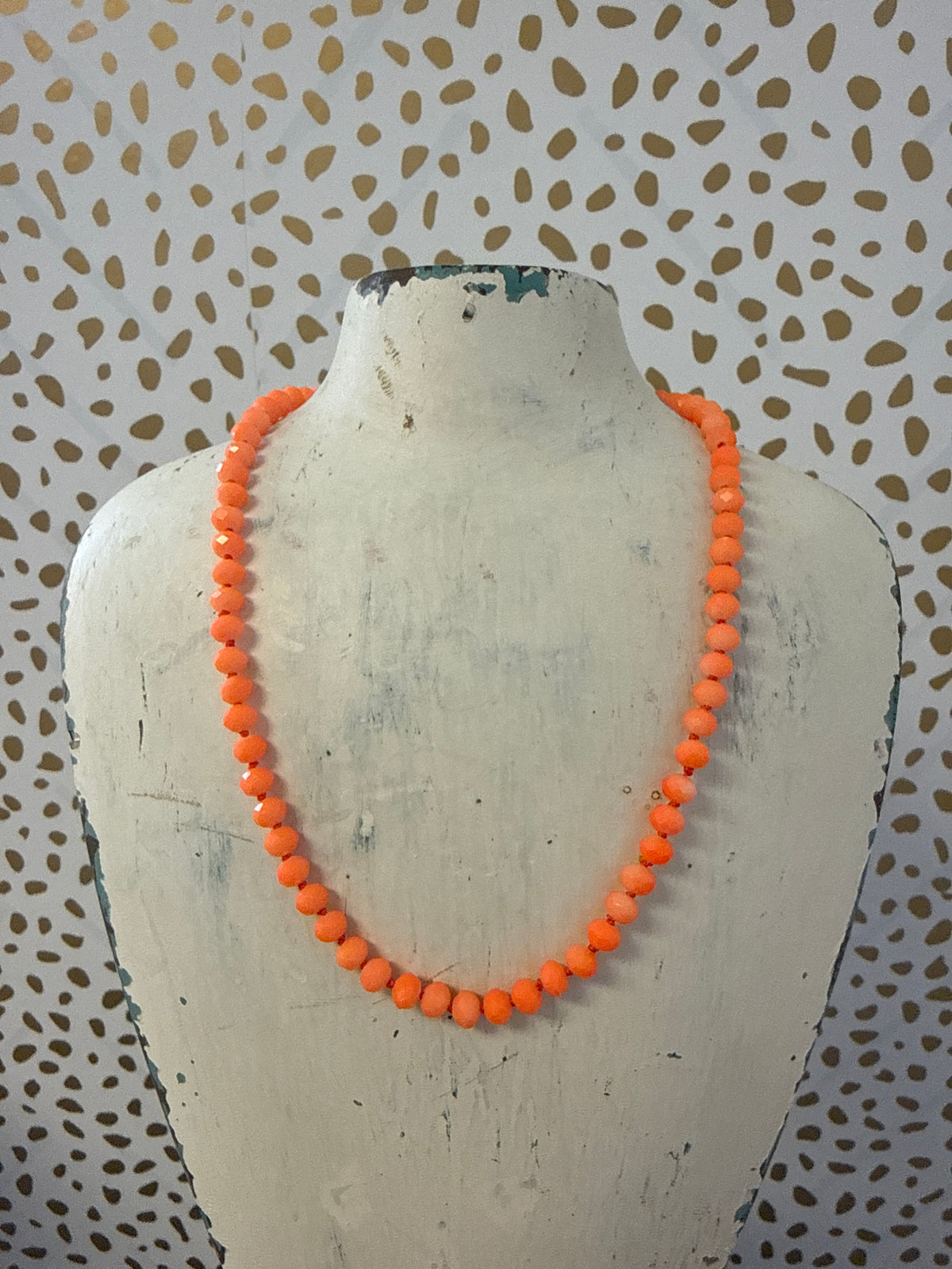 Barb Orange Necklace