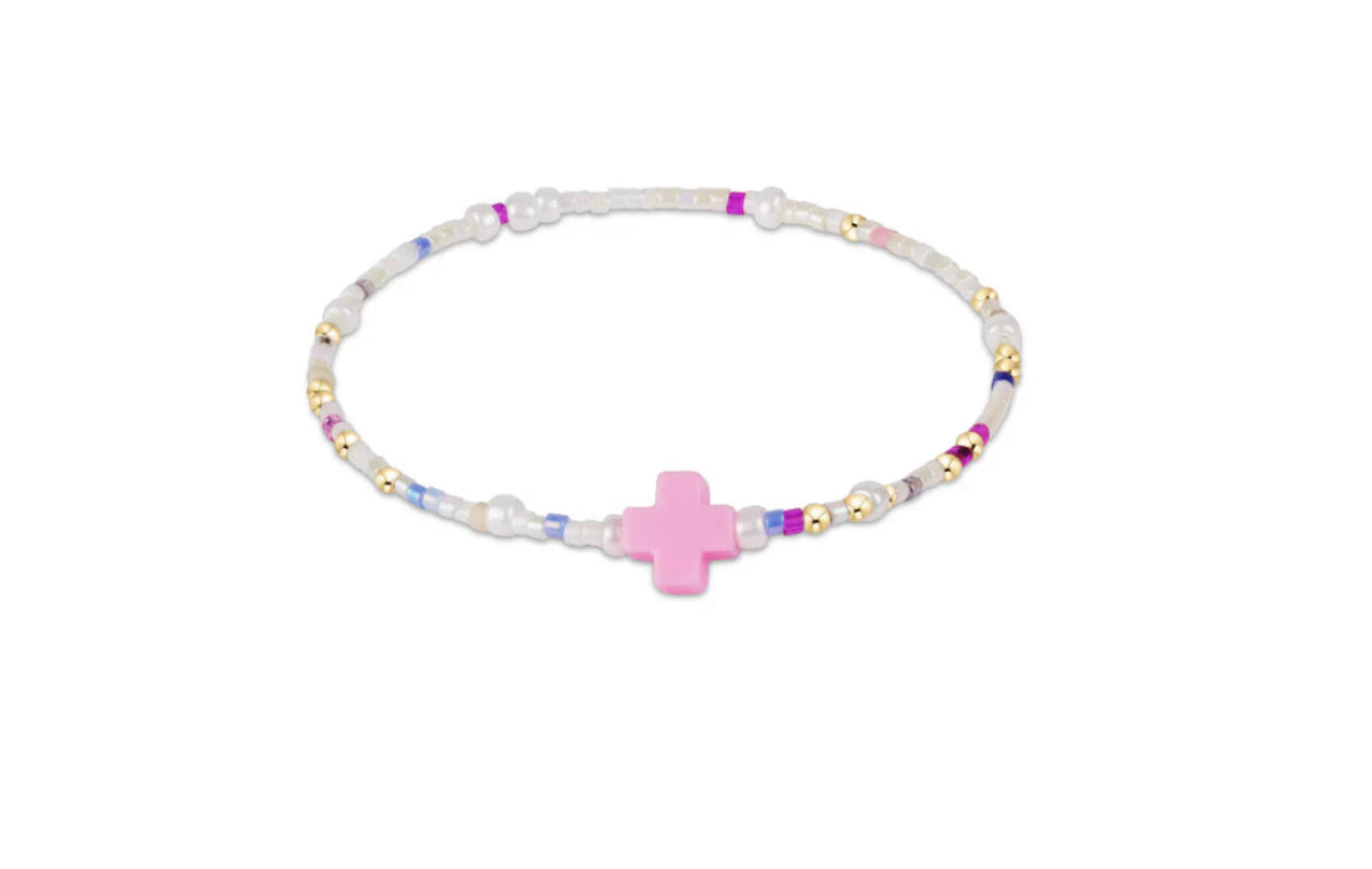 e girl Hope Unwritten Signature Cross With Sprinkles On Top
