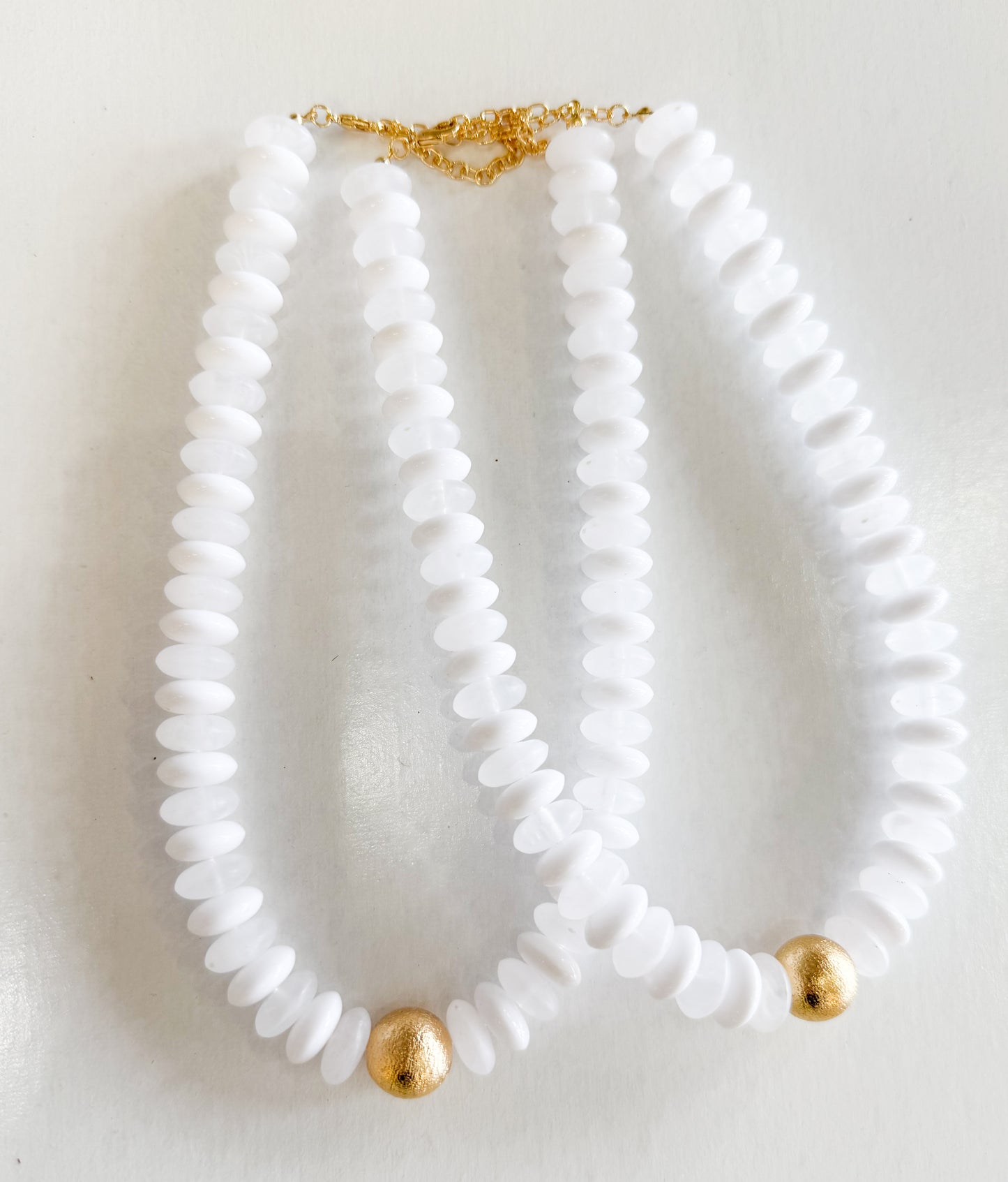 Conga Necklace White