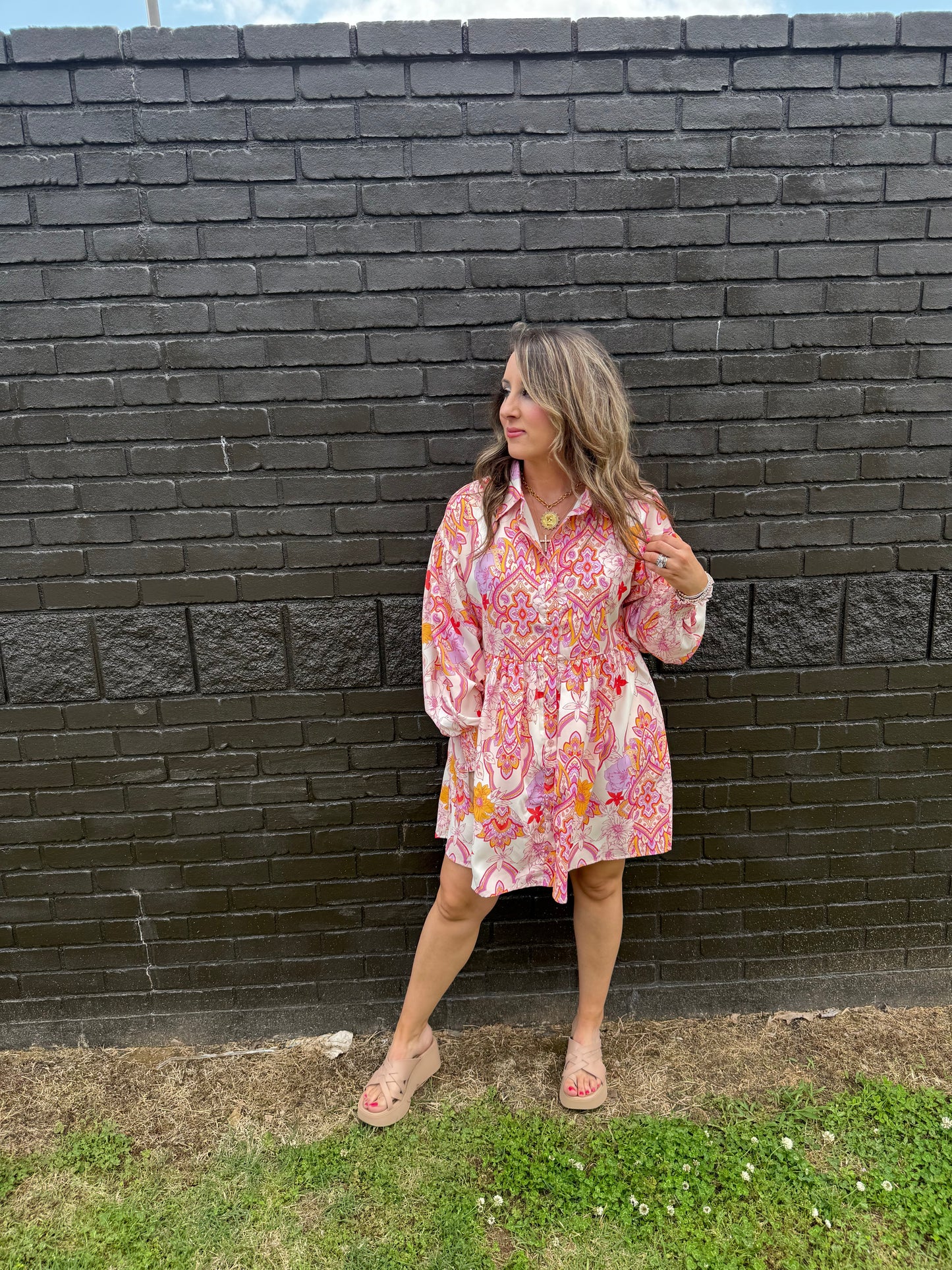 Nala Paisley Dress