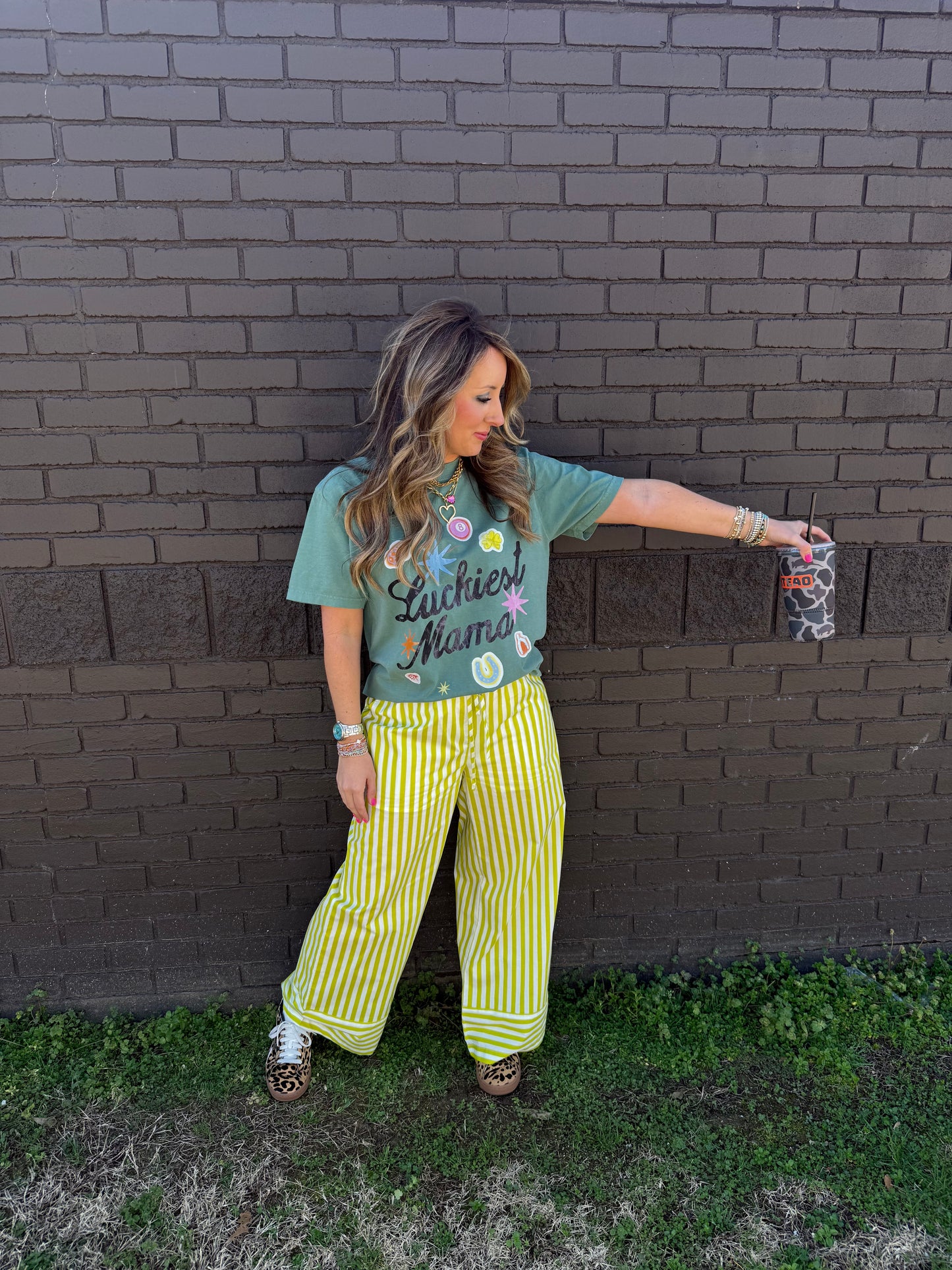 Kiwi Stripe Pants